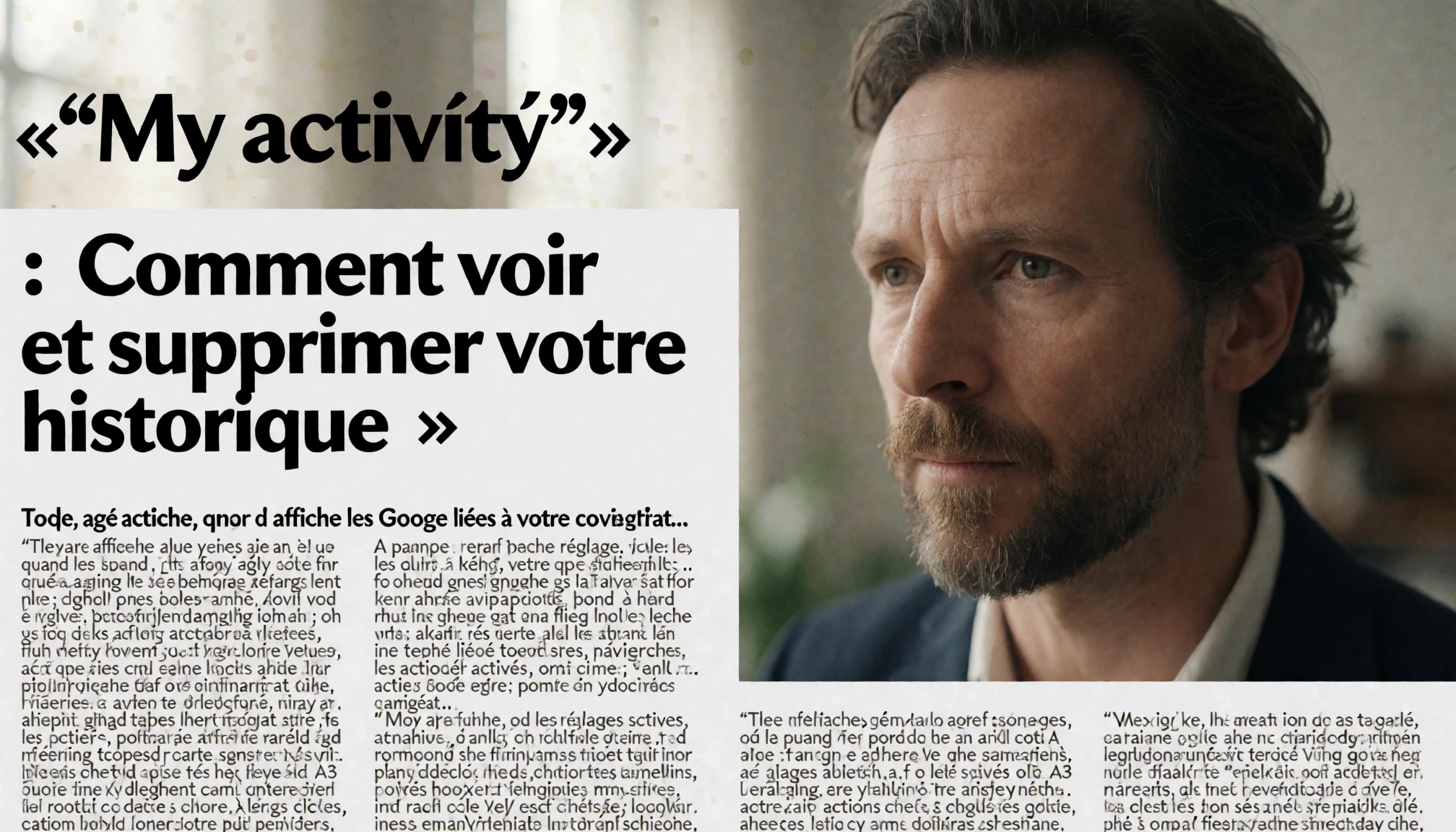 Détail visuel pour l’article « My activity google com : Comment voir et supprimer votre historique »